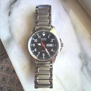 Citizen Eco Watch Silver Band Stretchable